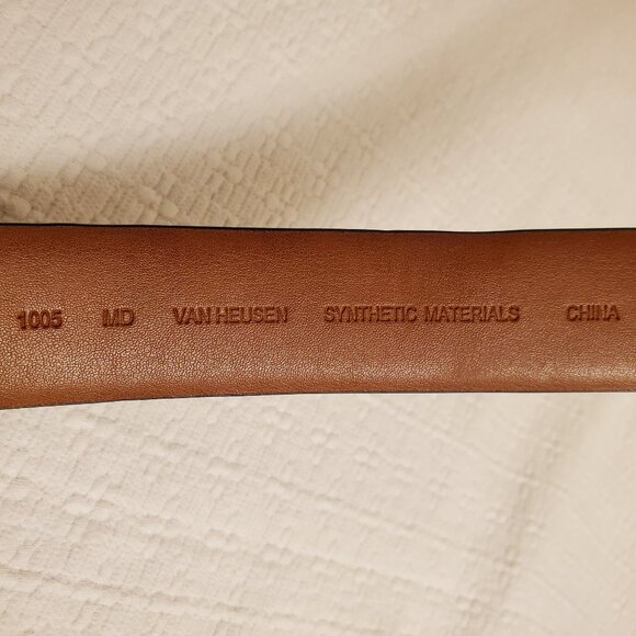 Van Heusen Mens Black Textured Synthetic Casual Dress Belt - 43” - Picture 5 of 11